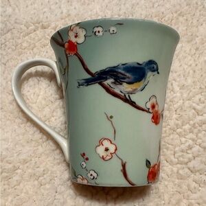 Target Home Spring Song mug cup China retired blue bird floral design used